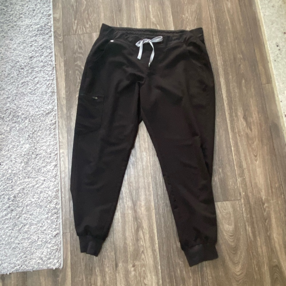 FIGS XL Zamora Jogger Scrub Pants Black